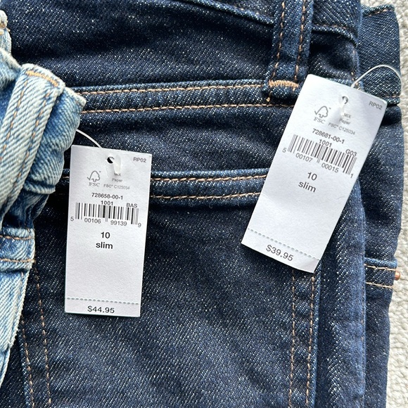 2 Pairs of GAP Boys Jeans - Size 10 Slim - Picture 4 of 4